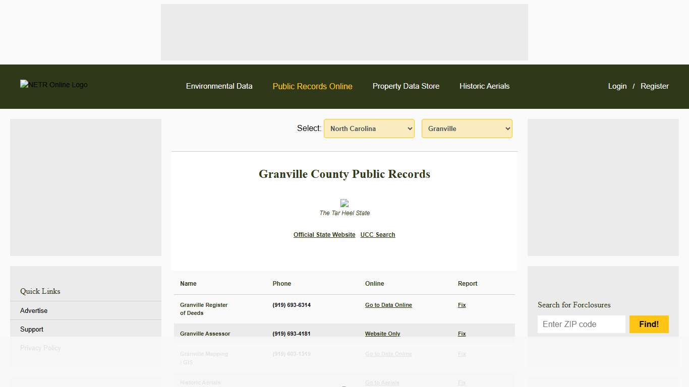 NETR Online • Granville • Granville Public Records, Search Granville Records, Granville Property Tax, North Carolina Property Search, North Carolina Assessor
